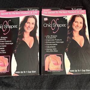 Chic Shaper nude breast lifter bra set of 2